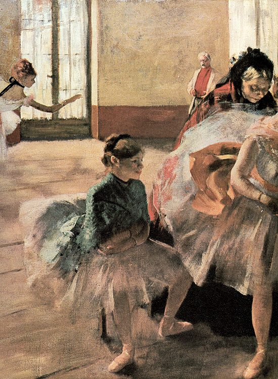 Е. Дега,
Проба, 1877. (Детаљ)