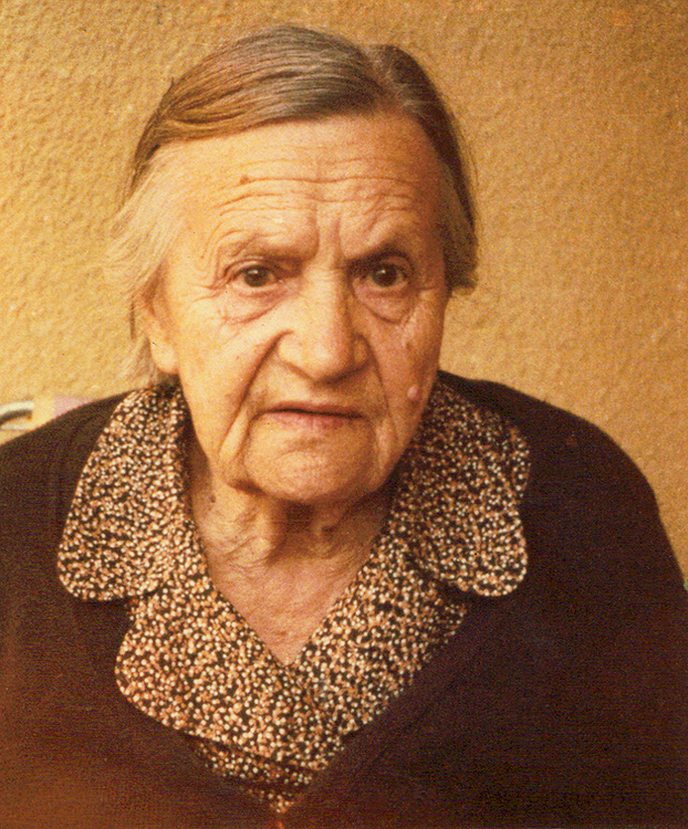 Darinka Milošević.
Fotografija, oko 1978.